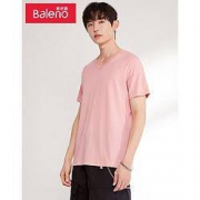 PLUS会员：Baleno 班尼路 88802702 男士V领T恤*3件