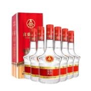 WULIANGYE 五粮液 股份公司出品 高度白酒 浓香型 富贵天下 绵纯级 52度 500ml*6瓶 整箱装（新老包装随机发货）