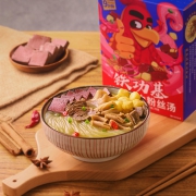 三只松鼠旗下 铁功基 南京鸭血粉丝汤 230gx4盒