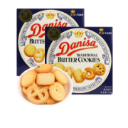 Danisa 皇冠丹麦曲奇 原味曲奇饼干 72g*2盒