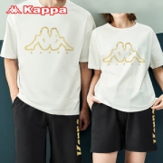 Kappa 情侣纯棉休闲运动服 家居服 短袖+短裤