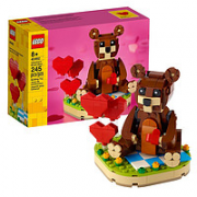 LEGO 乐高 积木方头仔 40462 情人节爱心棕熊