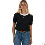 adidas Originals三叶草  Crop Top 女士高腰T恤