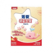 BEINGMATE 贝因美 Beingmate）菁爱萌星泡芙宝宝零食饼干入口即化 儿童零食 草莓味盒装40克