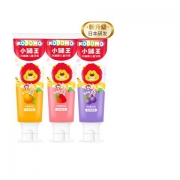 PLUS会员：LION 狮王 儿童牙膏 草莓+桔子+葡萄 各1支