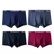 ROMON 罗蒙 NK9045 男士平角无痕内裤 4条装