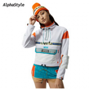 AlphaStyle ASE-9001 男女款拼接卫衣