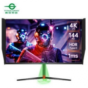 24期免息：TITAN ARMY 泰坦军团 T27UG 27英寸4K电竞显示器（4K、144Hz、99%sRGB、1ms）