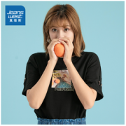 JEANSWEST 真维斯 JW-02-273TB524 女士纯棉印花短袖
