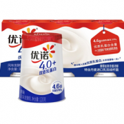 优诺 4.0+优质蛋白原味风味发酵乳  120g*3杯