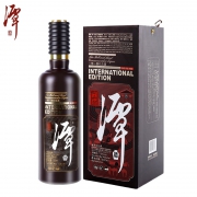 PLUS会员：潭酒 国际版 53度 酱香型白酒 500ml*2件