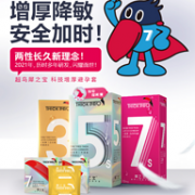 马来西亚进口 Thick Pro 超鸟 犀之宝 平滑款/凸点款避孕套 26只