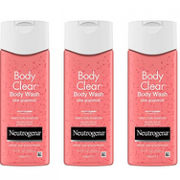 去后背痘痘神器！Neutrogena 露得清 粉红葡萄柚祛痘沐浴露 250mlx3瓶