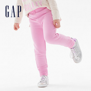 Gap 盖璞 宝宝LOGO抓绒直筒运动裤