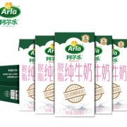 限地区！Arla 爱氏晨曦 脱脂纯牛奶 200ml*24盒