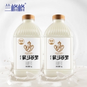 蒙古特产 兰格格 蒙马苏里酪酸奶 2斤*2桶