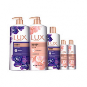 6日0点！LUX 力士 持久留香精油香氛幽莲+桃花沐浴露2550G