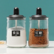 装盖勺一体调料罐 350ml*2只