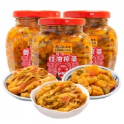 乌江榨菜 红油榨菜+脆萝卜 300g*3瓶