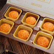 朗客滋 流心奶黄月饼 礼盒装 300g/6枚