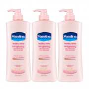 预售！Vaseline 凡士林 粉嫩透白身体乳 400ml*3