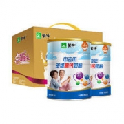 MENGNIU 蒙牛 中老年多维高钙奶粉800g*2罐装听装 老人营养奶粉送礼成人冲饮牛奶粉早餐搭配