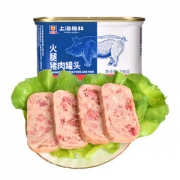 午餐肉最高标准 上海梅林 小白猪 火腿猪肉罐头 198g*3罐