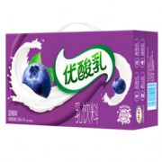 yili 伊利 优酸乳 乳饮料蓝莓味  250g*24盒