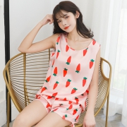 爱上另一个自己 女士冰丝睡衣 M-XXL