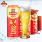 TSINGTAO 青岛啤酒 禧罐啤酒500ml*6听