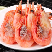PLUS会员：海皇湾 生鲜北极甜虾 熟冻即食 500g*4件