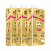 88VIP: 清风 原木纯品金装系列 4层140g30卷*2