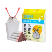 妙满分 垃圾袋 家用手提式 中号90只