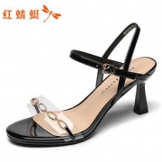 红蜻蜓 女鞋 高跟凉鞋