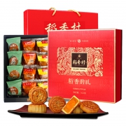 DXC 稻香村 月饼礼盒 稻香韵礼 16饼6味 512g