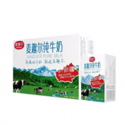 麦趣尔 全脂纯牛奶 200ml*18盒*3件