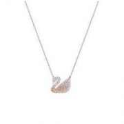 SWAROVSKI 施华洛世奇 ICONIC系列 5215034 天鹅项链 38cm 大号 流光溢彩