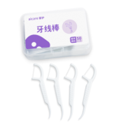 掌护牙线棒50支家用牙签线