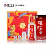 有券的上：LUZHOULAOJIAO 泸州老窖 头曲 富贵吉祥礼盒 55度 浓香型白酒 625ml*2瓶
