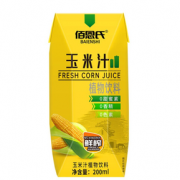 PLUS会员！BAIENSHI 佰恩氏 鲜榨玉米汁 200ML*12瓶
