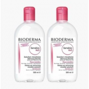 BIODERMA 贝德玛 舒妍温和保湿卸妆水 粉水 500ml*2