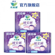 花王 乐而雅 超长晚安裤4片*6包