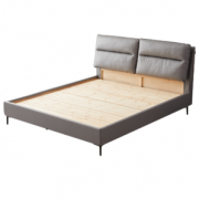 ZUOYOU 左右家私 DR098 科技布实木框双人床 1.5/1.8m