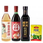 B&B 保宁 川派窖醋 480ml+手工生抽酱油 500ml+葱姜料酒 480ml