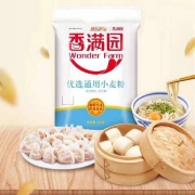 京东极速版、限区域：香满园 面粉 中筋面粉 5kg
