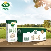 Arla 阿尔乐 原生高钙 全脂纯牛奶200ml*24礼盒*2件