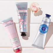L'OCCITANE 欧舒丹 经典滋润护手霜套装 (乳木果30ml+玫瑰30ml+樱花30ml+赠樱花沐浴啫喱35ml+樱花润肤露35ml+玫瑰之心润手霜10ml*3)