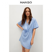 6日0点！MANGO 芒果 87067878 女士包裹式连衣裙