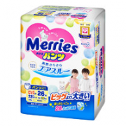 Merries 妙而舒 婴儿拉拉裤 XXL 26片