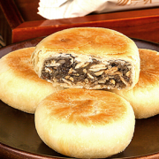 香酥可口！翠沁斋 酥皮月饼 8饼